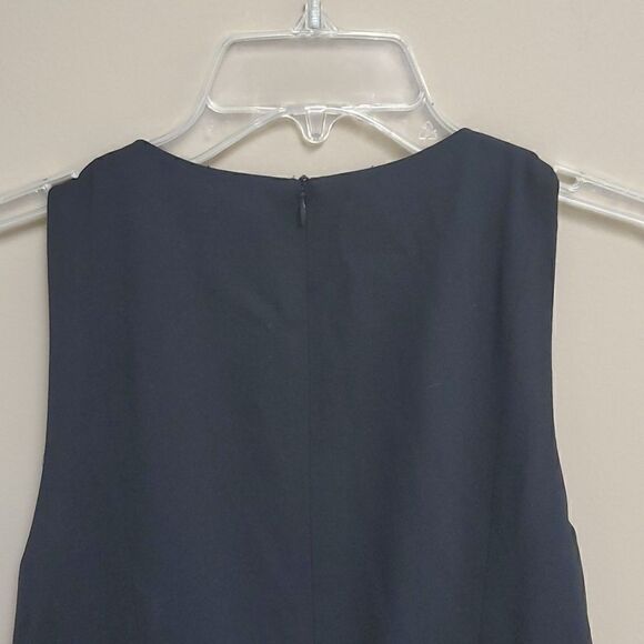 THEORY "Fefe" Wool Peplum Dress - Size 12 - Picture 4 of 7